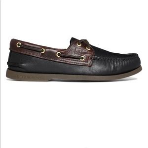 Sperry Authentic Original' Boat Black/Amaretto